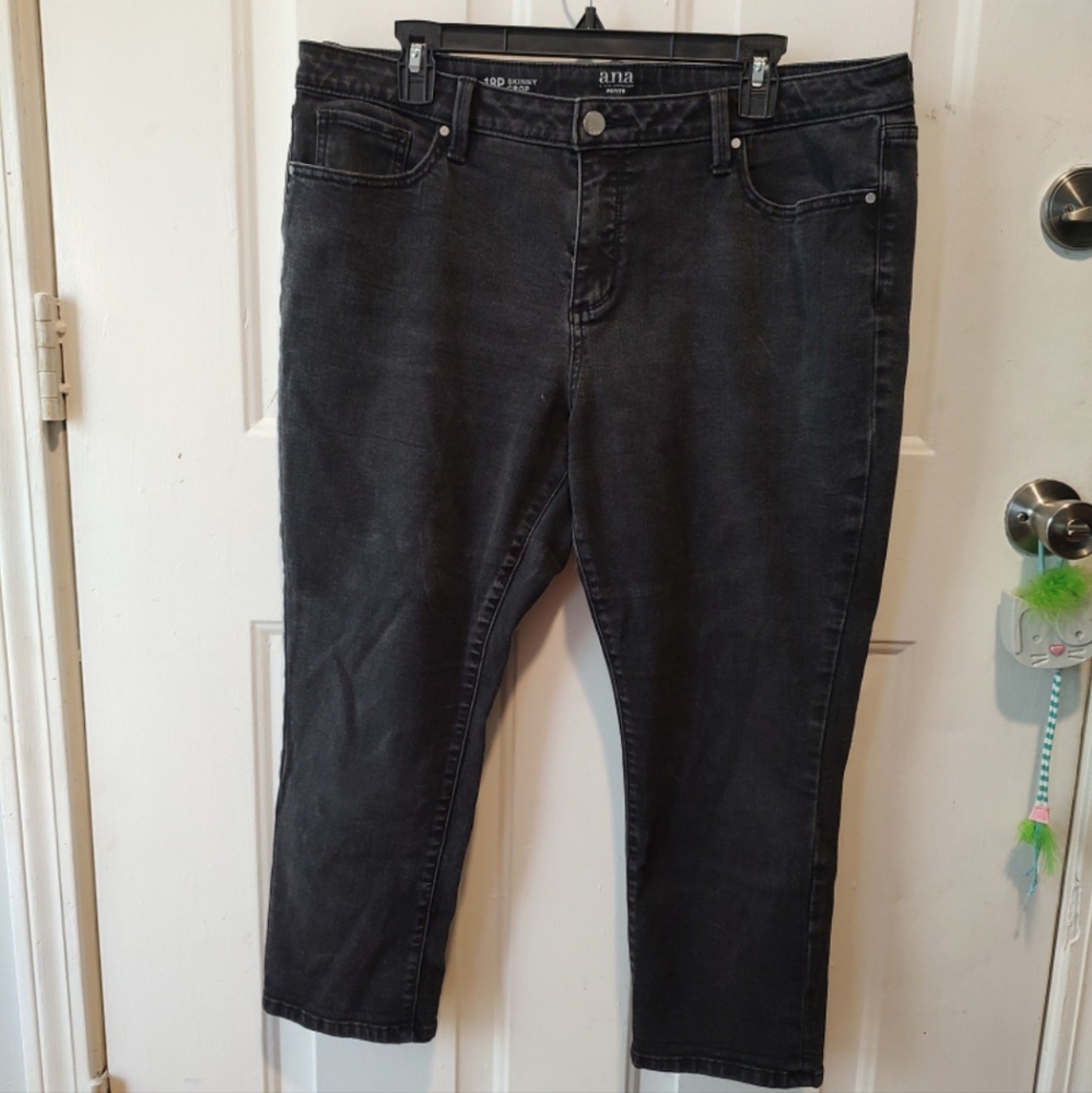 a.n.a. skinny crop capris size 18 petite